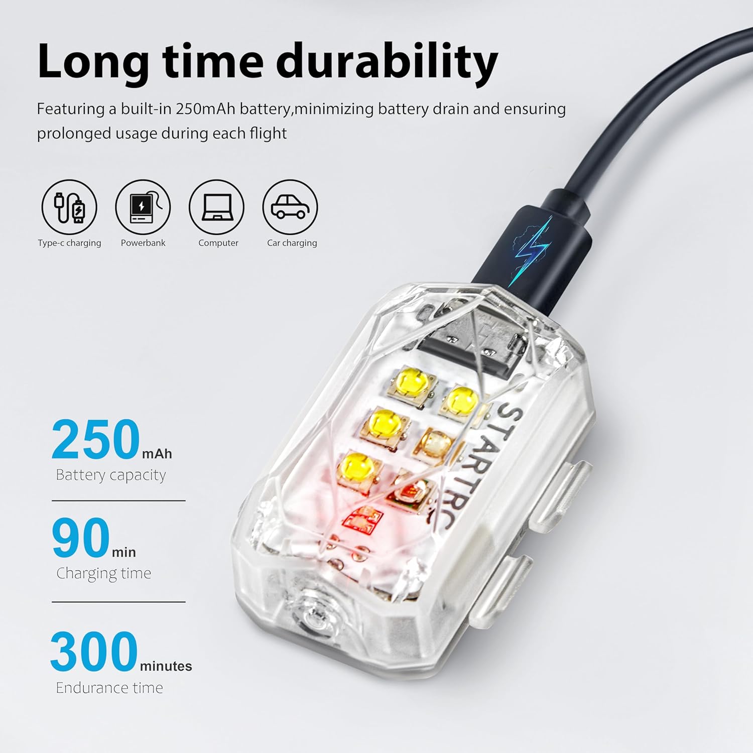 STARTRC Drone Strobe Light Ant - Dji Drone Mini 4 Pro ulasan dan harga